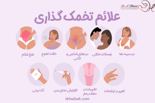 علائم تخمک گذاری - دکتر نگین حدادی